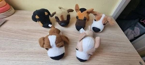 The Dog Artist Collection Collectable Soft Toy Bundle Dogs Puppies - Picture 1 of 9