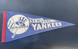 Vintage 1960’s New York Yankees Pennant Flag 26” - Bild 1 von 4
