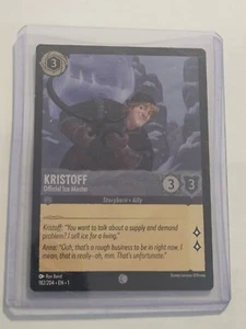 Disney Lorcana TCG - Kristoff Official Ice Master - 182/204 - Common - Foil NM - Picture 1 of 13