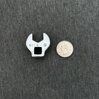 Cornwell SAE 9/16” Flare Nut Crowfoot Line Wrench 3/8" Drive 6 Point - Image 1 of 3