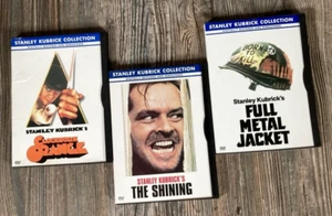Stanley Kubrick Collection DVD 3 Lot Shining, Full Metal Jack, Clockwork Orange - Picture 1 of 17