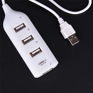 New Hot USB 2.0 High Speed 4 Port Splitter Hub Adapter For PC Computer Lapt;db - Picture 1 of 6