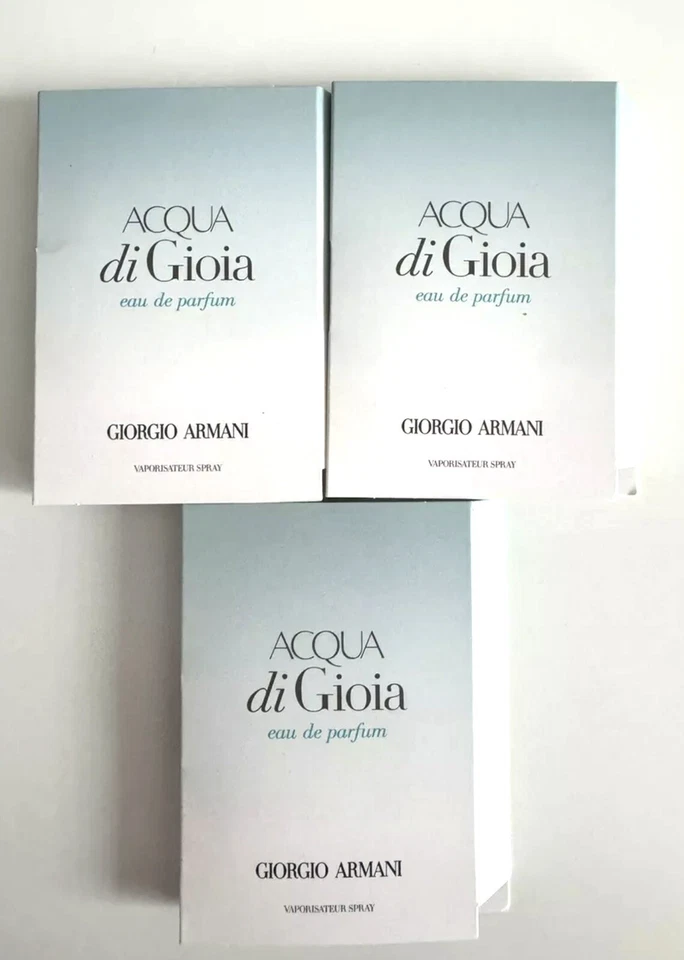 Giorgio Armani Acqua Di Gioia Eau de Parfum Muestra Spray Vial 0.04 oz/1.2 ml NUEVO Foto 1 de 1