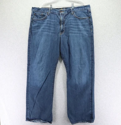 Pantalones de mezclilla de algodón azul Lucky Brand para hombre 38x30 367 vintage 5 bolsillos Foto 1 de 4