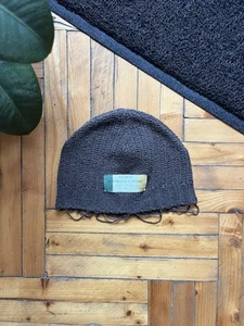 Vintage Diesel Avant Garde Big Logo Streetwear Distressed Beanie Hat - Picture 1 of 4