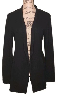 Nic + Zoe - Versatile Black Tight-Knit Fitted Blazer - Women's Size 14 - Image 1 of 3