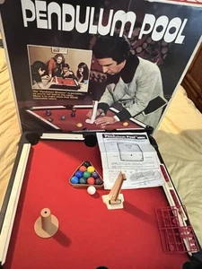 Vintage 1973 Aurora Pendulum Pool Mini Billiards Table Board Game Complete NS - Picture 1 of 20