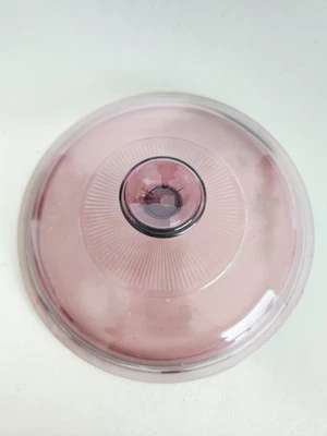 Corning Pyrex Vision Cranberry Glas Deckel 21cm Topfdeckel - Bild 1 von 2