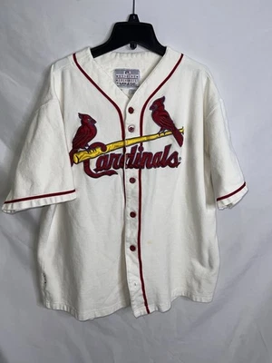 Vintage Cardinals Mark Mcgwire #25 Mirage Baseball Jersey Mens L Stitched - Image 1 of 4