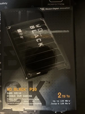 WD_BLACK 2TB P10 Game Drive Portable External Hard Drive HDD-WDBA2W0020BBK-WES1 - Image 1 of 2