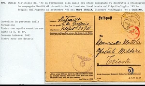 RSI GERMANIA c. da FELDPOST N. 35711 del 26/2/1944 per Trieste - Imagen 1 de 2
