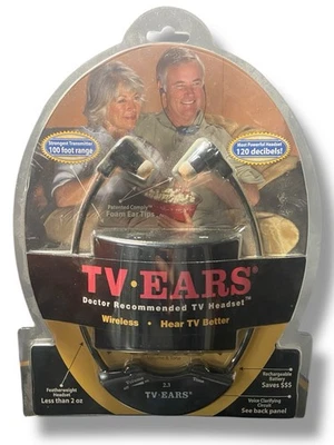 TV Ears Wireless Headset Headphones 2.3 MHZ  TV Hearing Aid System Device - Image 1 of 4