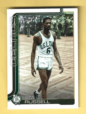 2025-26 Topps Flagship Bill Russell #251 Golden Mirror variación de imagen SP Foto 1 de 2