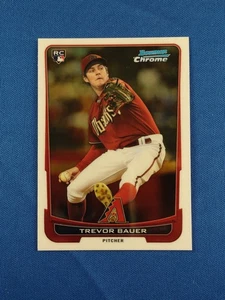 2012 Bowman Chrome Trevor Bauer RC Rookie Card #173 - Picture 1 of 2