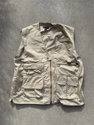 511 Tactical Concealed Carry Hunting Vest Utility Military Zip 2XL Tan EUC Fish - Image 1 of 4