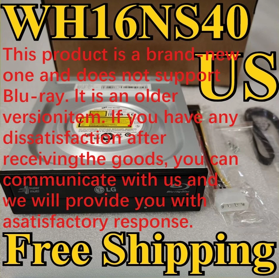 new LG WH16NS40 16X DVD-RW 4M (Old Version) - Does not support Blu-ray - Image 1 of 4