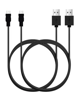Micro USB Cable, 2 Pack [6FT, 6FT], Fast Charging Cable, High Speed Android C... - Image 1 of 4