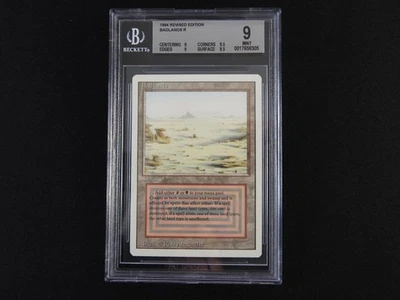Badlands BGS 9 MINT [Revised Edition] Mtg Magic Free Shipping - Image 1 of 4