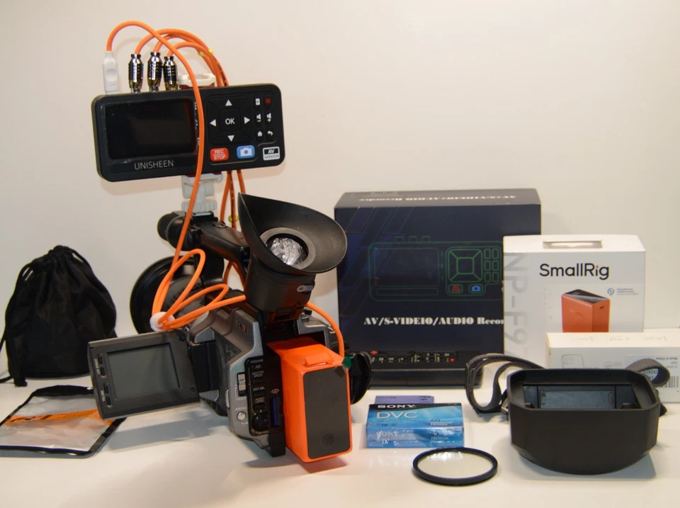 The Ultimate Filmmaker Skateboard Tape & Tapeless DCR-VX2100 MiniDV Cámara Kit Foto 1 de 4