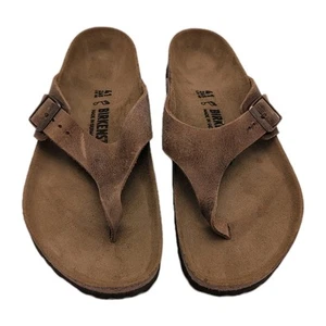 Birkenstock Como Thong Sandals Tobacco Brown? Men's 41 8US, Women's 10 Unworn! - Picture 1 of 13