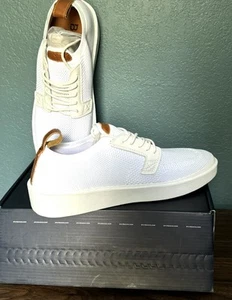 Neu im Karton Bylt weiß Lido Strick Turnschuhe klassisches Logo Freizeit atmungsaktiv Schuhe Herren 10 - Bild 1 von 6