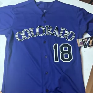Maglia adulto firmata Corey Sullivan 18 COLORADO ROCKIES AUTOGRAFATA TAGLIA 44! - Foto 1 di 6