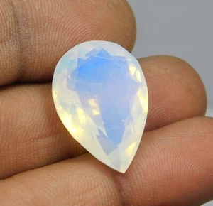 Blue Fire Opal 22.20 Ct Pear Cut Australian Loose Gemstone.O-7058 - Picture 1 of 6