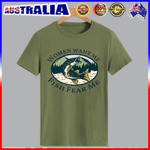 au- women-want-me-fish-fear-me-t-shirt-Army Green-XXXL