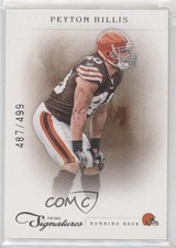 2011 Panini Prime Signatures /499 Peyton Hillis #136