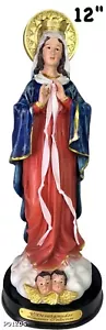12" Virgen Desatanudos Virgen María Nivel de Nudos Estatua Deshacer Nudos Nueva Resina - Imagen 1 de 3