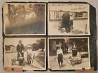 Sidney Ohio Shelby County Boy Man Wagon Advertising Signs Real Photo Album Page