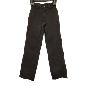 George Black Dress Slack Boys Pants Size 10S Adjustable Waist Trousers - Picture 1 of 12