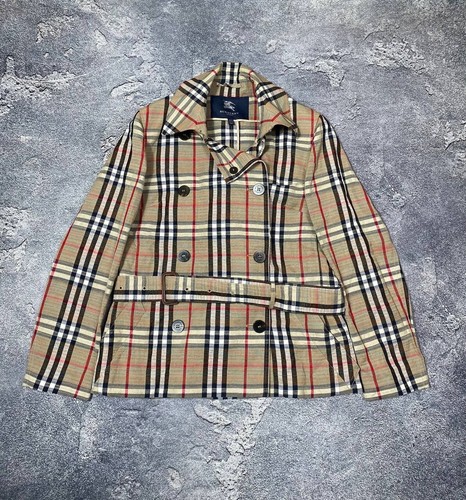 Giacca donna vintage BURBERRY Nova Check taglia M US 6 8 IT 42 44.