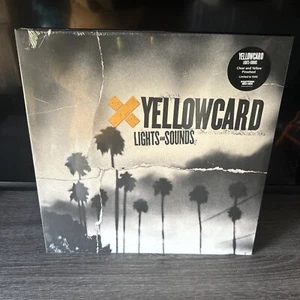 Yellowcard Lights and Sounds LP Clear Yellow Pinwheel Vinyl /1000 - Picture 1 of 2
