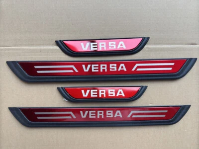 Para NISSAN Versa Accesorios Alféizar de Puerta Placa Desgaste Cubierta Protector Embellecedores Foto 1 de 4