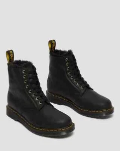 Botas con cordones forradas de piel sintética Dr. Martens unisex 1460 Pascal para hombre, J2 (B173T) - Imagen 1 de 7