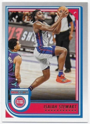 2022-23 Hoops #63 Isaiah Stewart - Detroit Pistons - Image 1 of 2