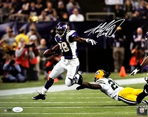 Adrian Peterson autographed signed 11x14 photo NFL Minnesota Vikings JSA COA - Picture 1 of 1