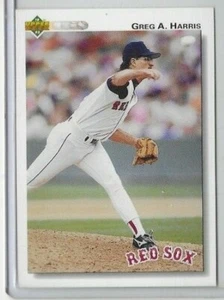 1992 Upper Deck #658 Greg Harris Boston Red Sox - Picture 1 of 2