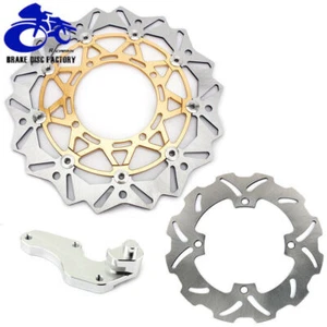 For Suzuki Oversize Brake Disc Rotor Adapter Kit RMZ250 2007-2022 RMZ450 2005-22 - Picture 1 of 10