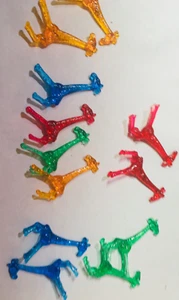 12 Giraffes Drink Hangers Cocktail Party 4 colors little toys! - Bild 1 von 12