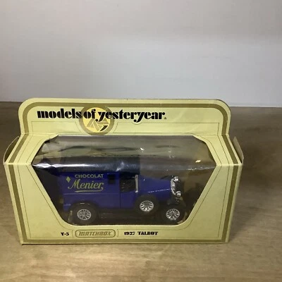1978 Lesney Matchbox Models of Yesteryear Y-5 Chocolat Menier 1927 Talbot - Image 1 of 4