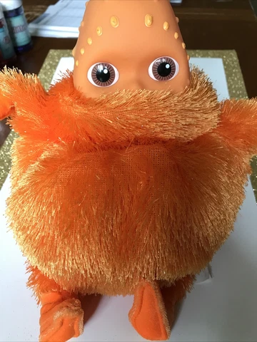 2004 13" Orange Boohbah Zingbah Dance Along Singing Toy Plush Cover