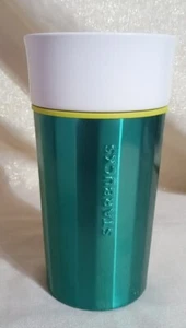 Starbucks Tumbler Cup Ceramic Doublewall Hard Shell Coffee Tea 12 Oz No Lid - Picture 1 of 4
