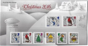 GREAT BRITAIN 2016 CHRISTMAS PRESENTATION PACK UNMOUNTED MINT, MNH - Picture 1 of 1