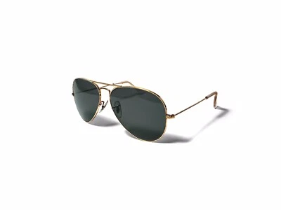 Винтажные солнцезащитные очки 1970-х Bausch & Lomb Ray-Ban G-15 охотничьи B&L США 58-14 - Изображение 1 из 4