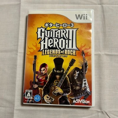 USED Wii Guitar Hero III: Legends of Rock Japanese Version - Image 1 of 4