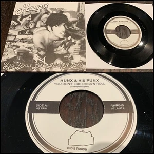 HUNX AND HIS PUNX You Don't Like Rock N Roll 7” Vinyl 200-Gravy Train Nobunny - Picture 1 of 7