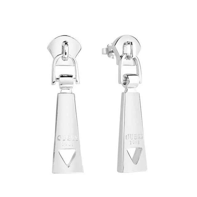 Orecchini Guess UBE83159 Donna Silver Earrings Bigiotteria Nuovo - Immagine 1 di 1