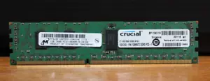 MICRON MT9JSF12872PZ-1G4G1HE 1GB PC3-10600 DDR3-1333MHz ECC Registered RAM - Picture 1 of 2